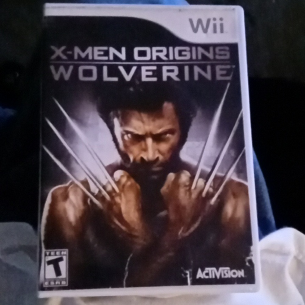 X-Men Origins: Wolverine Wii Version.